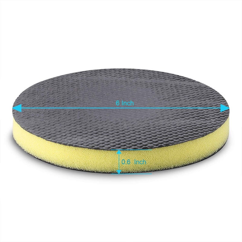 JIANFA Clay Bar Pad 6"" Fine Grade Clay Pad for Polisher Clay Disc Clay Bar Wipe Foam Pad DA Polisher Pad for Car Detailing  Novel Detailing Tool - Image 4